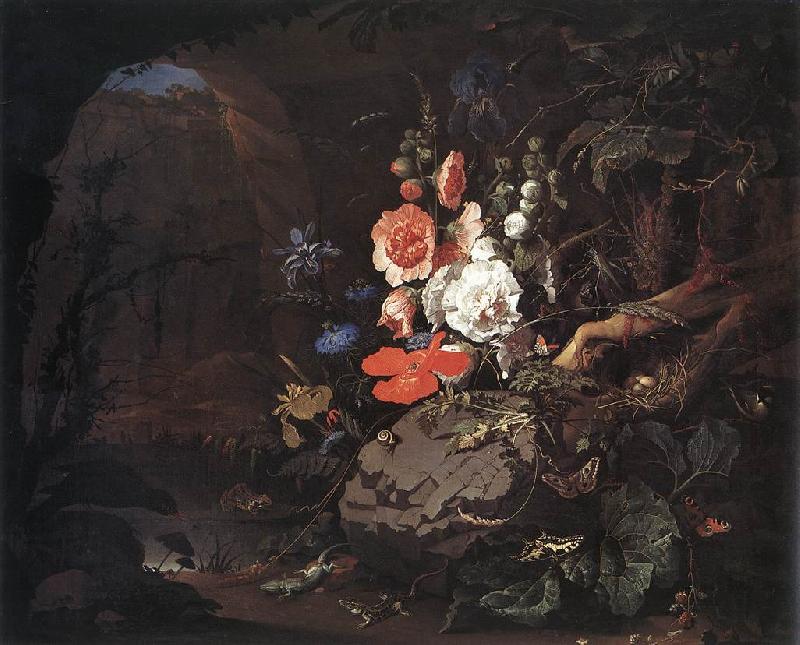 MIGNON, Abraham The Nature as a Symbol of Vanitas ag oil painting image